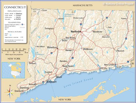 connecticut cities|connecticut city map.